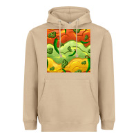 Mushroom mexican sauce and jalapeno seamless pattern Heavyweight Hoodie - BundleAndBundleShop
