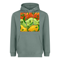 Sage mexican sauce and jalapeno seamless pattern Heavyweight Hoodie - BundleAndBundleShop