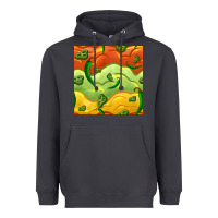 Smoke mexican sauce and jalapeno seamless pattern Heavyweight Hoodie - BundleAndBundleShop