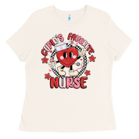 Bone cupids favorite nurse Ladies Tee - MaliasSmallBusiness