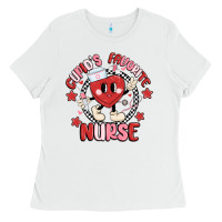 White cupids favorite nurse Ladies Tee - MaliasSmallBusiness