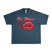 Midnight Navy be mine kiss Urban Heavy Tee - RanaPortraitStore