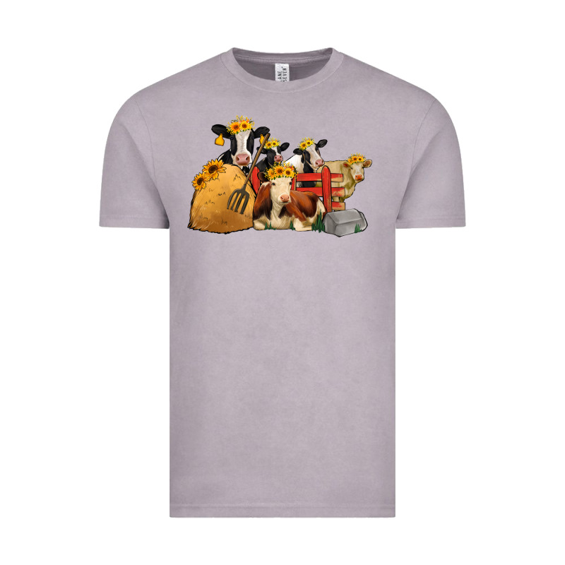 Farm Animals With Sunflower Headbands Vintage Tee by Jasminsmagicworld | Teevron