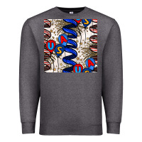 Charcoal Heather usa balloons seamless pattern Premium Sweatshirt - BundleAndBundleShop