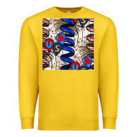 Lemon usa balloons seamless pattern Premium Sweatshirt - BundleAndBundleShop