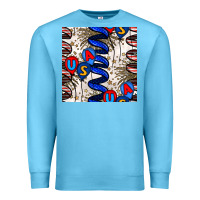 Ocean Blue usa balloons seamless pattern Premium Sweatshirt - BundleAndBundleShop