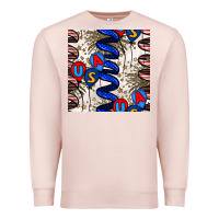 Pale Pink usa balloons seamless pattern Premium Sweatshirt - BundleAndBundleShop