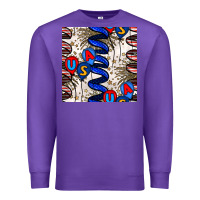 Purple usa balloons seamless pattern Premium Sweatshirt - BundleAndBundleShop