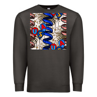 Smoke usa balloons seamless pattern Premium Sweatshirt - BundleAndBundleShop