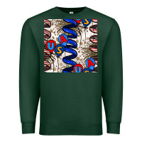Sports Green usa balloons seamless pattern Premium Sweatshirt - BundleAndBundleShop