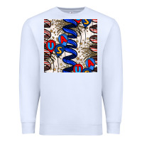 White usa balloons seamless pattern Premium Sweatshirt - BundleAndBundleShop