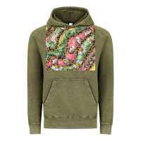 Vintage Olive Easter Quail Egg And Daisy Vintage Hoodie - RanaPortraitStore