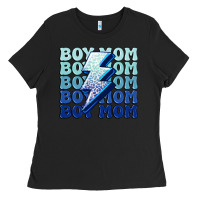 Black boy mom Ladies Tee - MaliasSmallBusiness