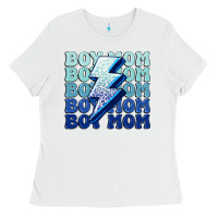 White boy mom Ladies Tee - MaliasSmallBusiness