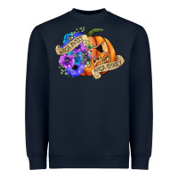 Navy sorta sweet sorta spooky Heavyweight Sweatshirt - CowGirlArtShop