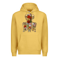 Antique Gold flower skeleton Premium Hoodie - RanaPortraitStore
