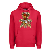 Cardinal flower skeleton Premium Hoodie - RanaPortraitStore