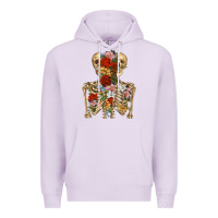 Lilac flower skeleton Premium Hoodie - RanaPortraitStore