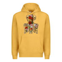 Mustard flower skeleton Premium Hoodie - RanaPortraitStore