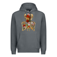 Rock flower skeleton Premium Hoodie - RanaPortraitStore