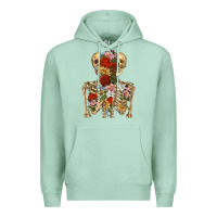 Seafoam flower skeleton Premium Hoodie - RanaPortraitStore