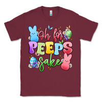 Burgundy oh for peeps sake Classic Tee - Artiststas
