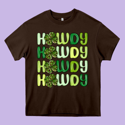 Howdy St Patrick S Day Heavy Core Tee Designed By Maliassmallbusiness