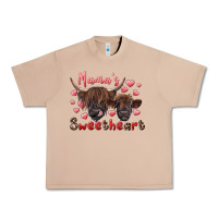 Burro mama's sweetheart highland cow and calf Urban Heavy Tee - RanaPortraitStore