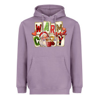 Lavender warm and cozy santa Heavyweight Hoodie - FaDigitalArtStudio