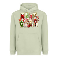 Matcha warm and cozy santa Heavyweight Hoodie - FaDigitalArtStudio