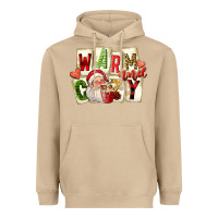 Mushroom warm and cozy santa Heavyweight Hoodie - FaDigitalArtStudio