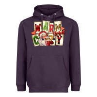 Plum warm and cozy santa Heavyweight Hoodie - FaDigitalArtStudio