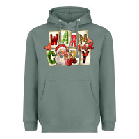 Sage warm and cozy santa Heavyweight Hoodie - FaDigitalArtStudio