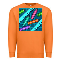 Carrot school pencil seamless pattern Premium Sweatshirt - BundleAndBundleShop