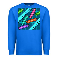 True Royal school pencil seamless pattern Premium Sweatshirt - BundleAndBundleShop