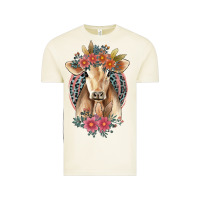 Vintage Arctic flower cow Vintage Tee - Jasminsmagicworld