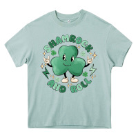 Arona shamrock and roll Heavy Core Tee - MaliasSmallBusiness