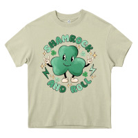 Mossy shamrock and roll Heavy Core Tee - MaliasSmallBusiness