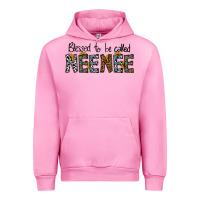 Fuchsia Pink blessed to be called neenee Urban Hoodie - CowhideDigitalArt