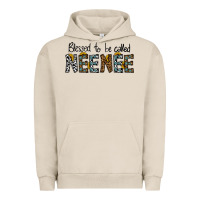 Pigment French Oak blessed to be called neenee Urban Hoodie - CowhideDigitalArt