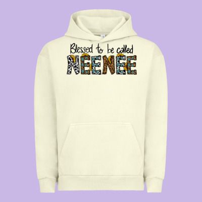 Blessed To Be Called Neenee Urban Hoodie Designed By Cowhidedigitalart