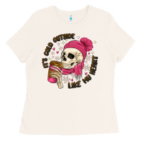 Bone its cold outside like my heart Ladies Tee - MaliasSmallBusiness