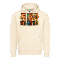 Sandshell Give Thanks Thanksgiving Zipper Hoodie - FaDigitalArtStudio