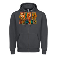 Smoke Give Thanks Thanksgiving Zipper Hoodie - FaDigitalArtStudio