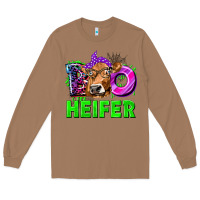 Toasted Coconut Boo Heifer Cow Long Sleeve Tee - texasbilliewilder