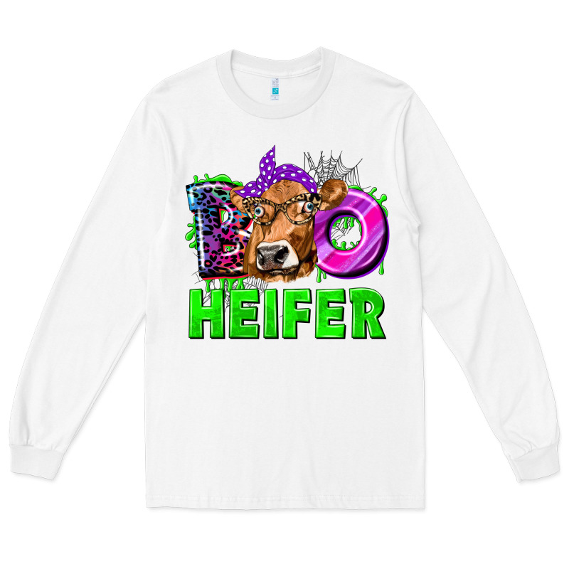 Boo Heifer Cow Long Sleeve Tee by texasbilliewilder | Teevron