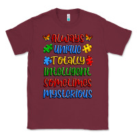 Burgundy always unique totally intelligent sometimes myster Classic Tee - Artiststas