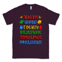 Plum always unique totally intelligent sometimes myster Classic Tee - Artiststas