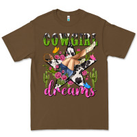 Cacao western rodeo cowgirl dreams Premium Tee - NancyCooperArtShop
