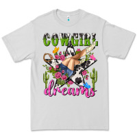 Dove Grey western rodeo cowgirl dreams Premium Tee - NancyCooperArtShop